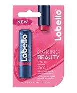 Labello Caring Beauty PINK lip balm/ chapstick -1ct. FREE US SHIPPING - $9.36