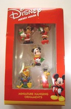 Disney Mini Hanging Ornaments By Enesco Set of 5 Mickey, Minnie, Donald,... - $19.99