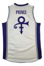 Prince The Rock Star Basketball Jersey Sewn White Any Size image 2