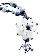 Handmade Ceramic Necklace National Wind Jewelry Necklace Send Girlfriend image 1