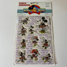 Disney Vintage Mickey & Friends Classic Minnie Mouse Puffy Stickers - $14.99