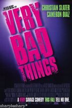 1998 VERY BAD THINGS Peter Berg Jon Favreau Title Movie Promotional Post... - $13.99