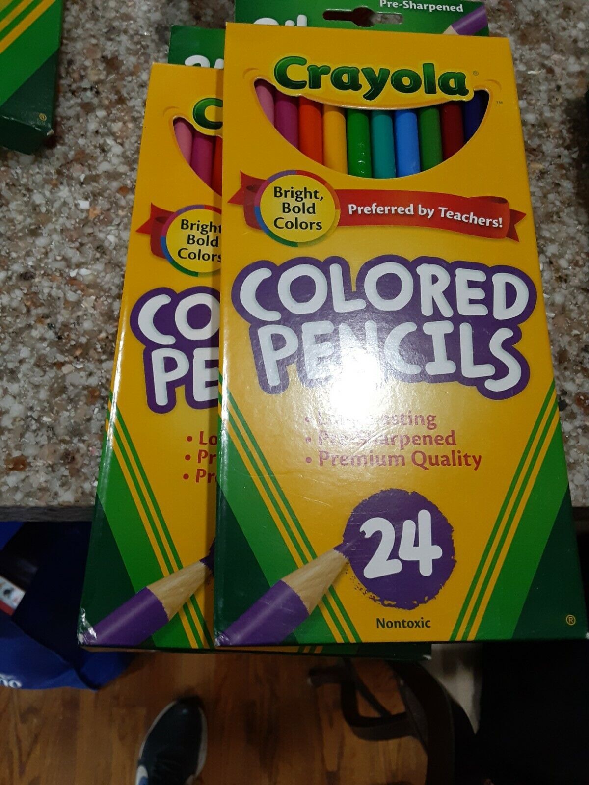 Lot of 9 boxes of Crayola brand SCHOOL art SUPPLIES Coloring Art NEW