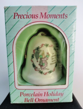 Porcelain Holiday Bell Ornament The Enesco Precious Moments Collection 1994 - $22.34