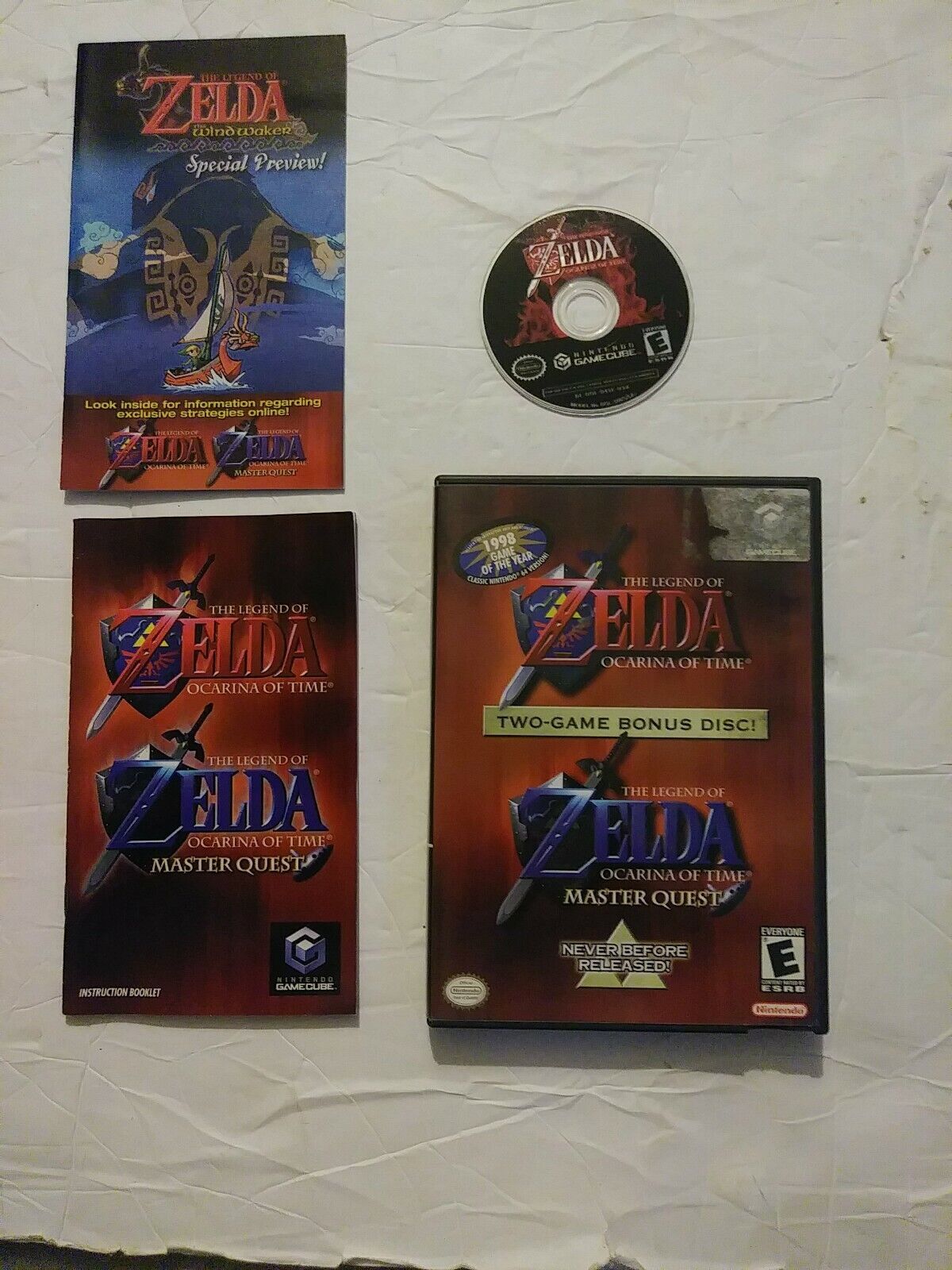 The Legend of Zelda: Ocarina of Time and Master Quest - Gamecube