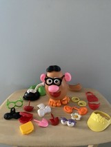 Lot of Mr Potato Head Bodies And Accessories 1985 Mr & Mrs Parts 28 pieces - $22.64