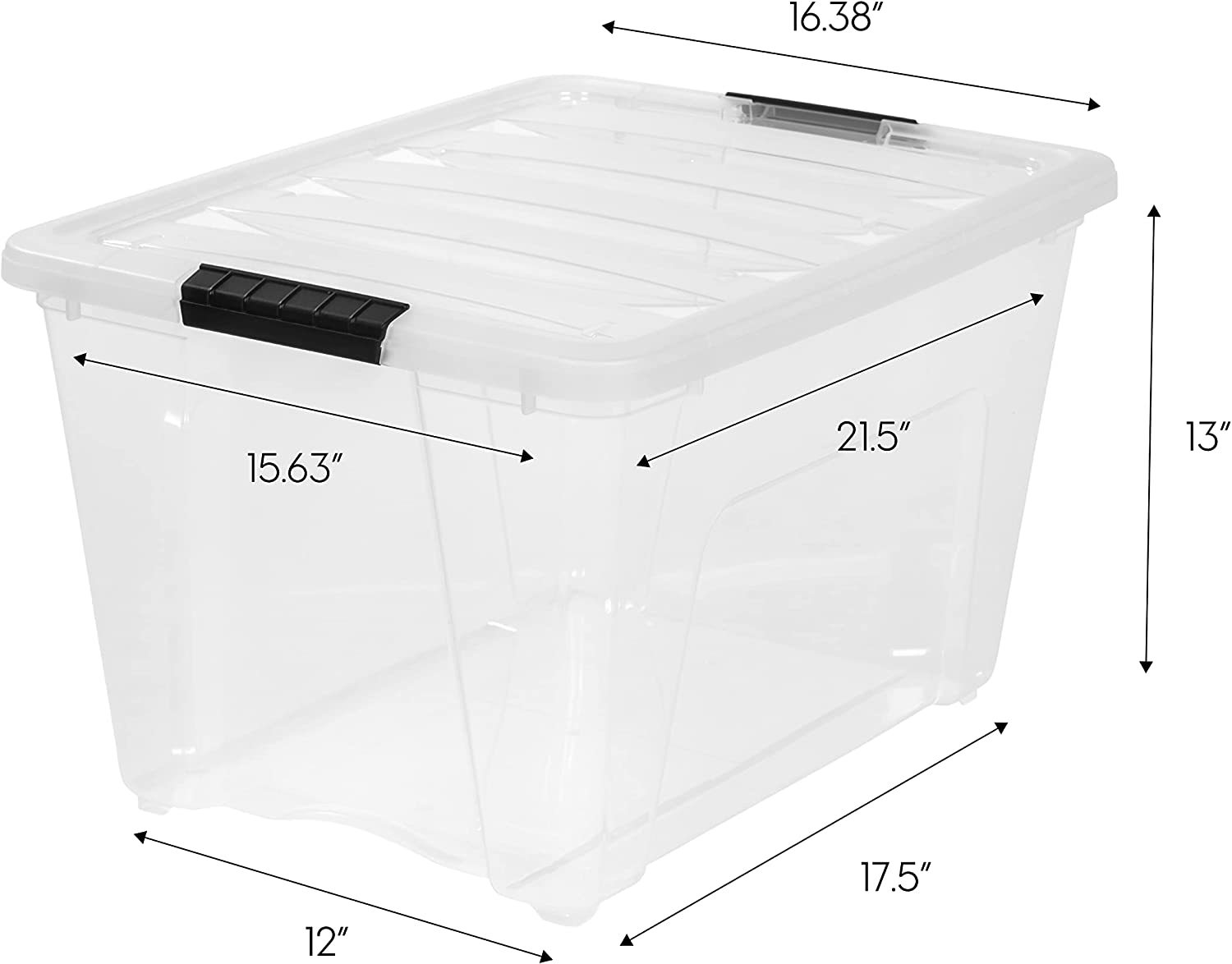 Rubbermaid Roughneck 95 Qt/23.75 Gal Stackable Storage Containers