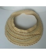Natural Straw Women Visor SIze 58 (Large) Handmade in Guatemala New  - $7.28