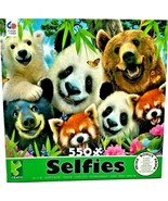 Ceaco Selfies Bear Essentials 550 piece puzzle. 19322-21081-A Complete P... - $5.94