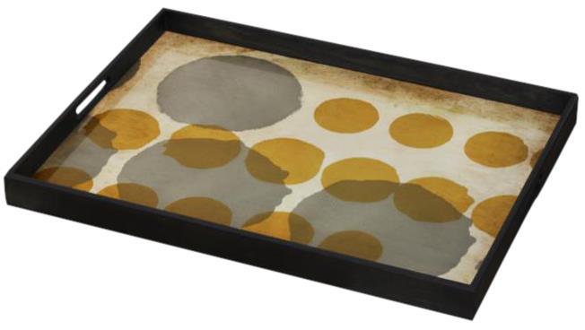 Tray NOTRE MONDE Sienna Layered Dots Translucent - $279.00