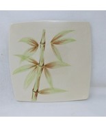 Serving Platter Hand Painted Bamboo Stalk Made in Italy 13.5&quot; Vintage  - $36.58