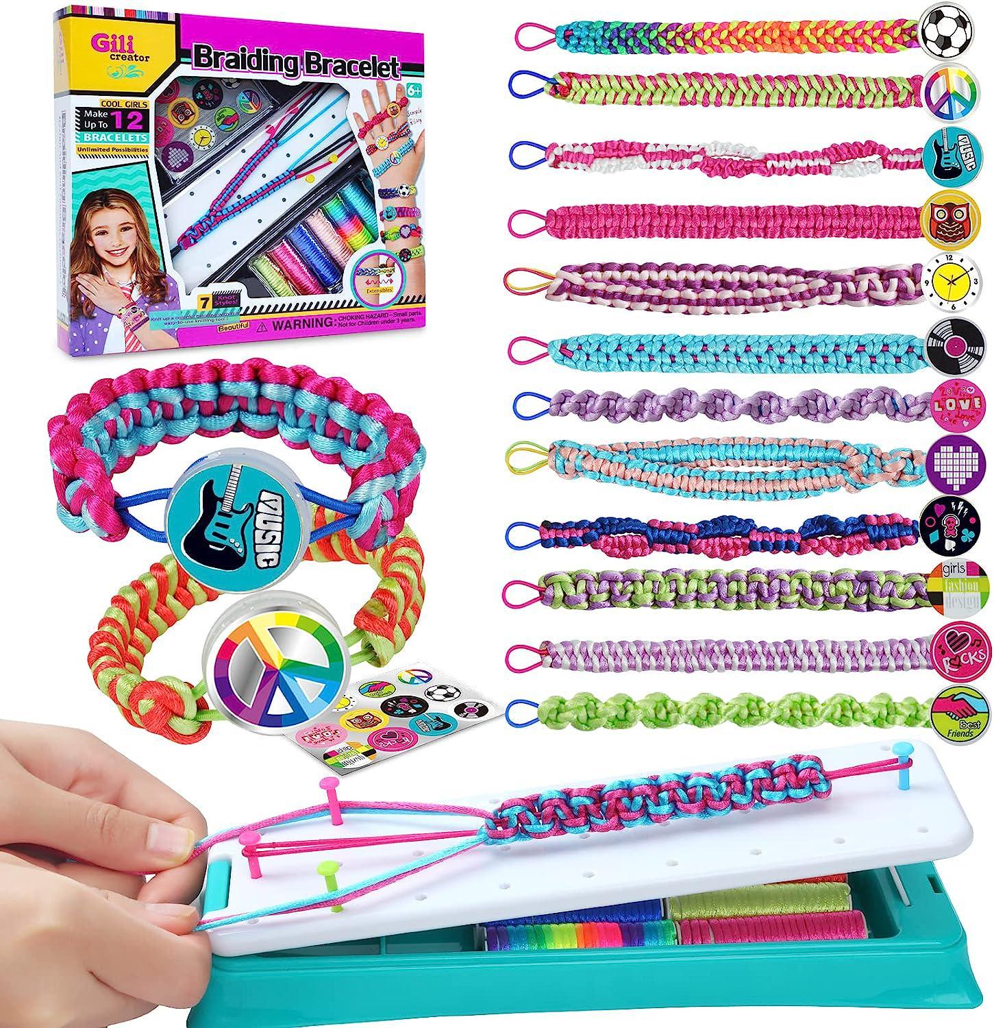Style My Way Friendship Bracelets Kit - Ages 6+ Thread Beads Charms - New