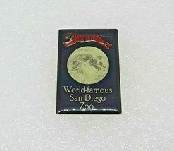 World Famous San Diego Zoo Souvenir Lapel Pin - Tiger Jumping Over The Moon - $7.91