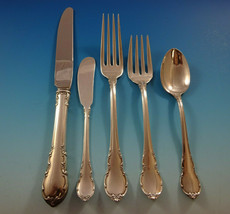 Modern Victorian by Lunt Sterling Silver Flatware Set For 8 Service 40 Pieces - $1,876.05