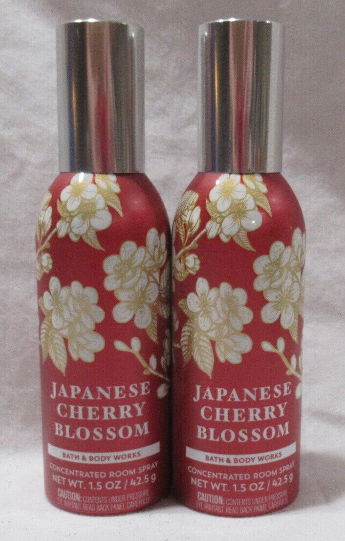 Primary image for Bath & Body Works Room Spray Lot Set of 2 JAPANESE CHERRY BLOSSOM