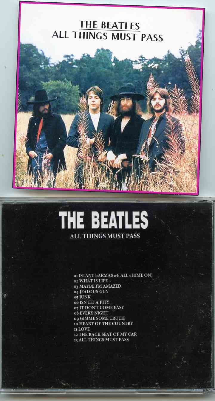 The Beatles All Things Must Pass 13 Rare Takes From 1970 Digitally Remaste Cds