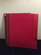 Vintage 50s rope bound scrapbook covers with some blank pages inside image 5