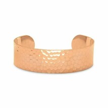Precious Stars Solid Hammered Copper Unisex 19mm Cuff Bracelet - $23.00
