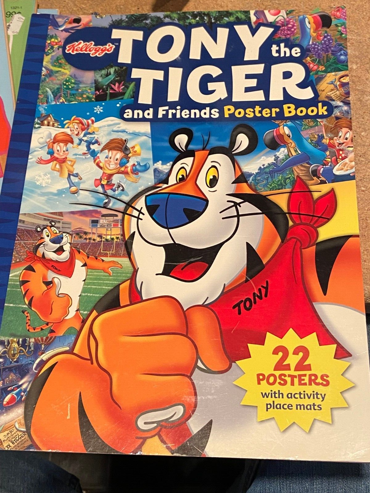 Primary image for Kellogg's Tony The Tiger & Friends Poster Book *NEW/Unused* zz1