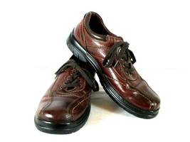 Johnston Murphy Brown Leather Lace Up Casual Oxfords Shoes Men's 8.5 M (SM1) - $38.49
