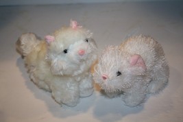 7" Webkinz Lil Kinz Mouse HS207 White Persian Cat HM110 Plush Lot Toy No Codes  - $13.55