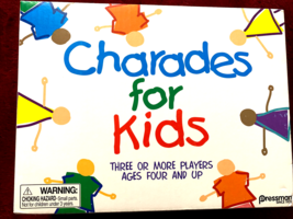 Charades For Kids Game For 3 or More Players, Ages 4+, NEW - $19.68