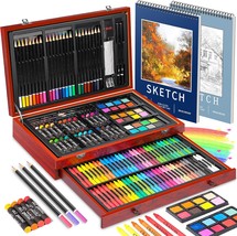 Glokers 72-Piece Arts Supplies and Drawing Kit Set - Complete Set