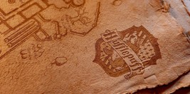 Harry Potter Map of Hogwarts - Wax Sealed Hufflepuff - $39.60