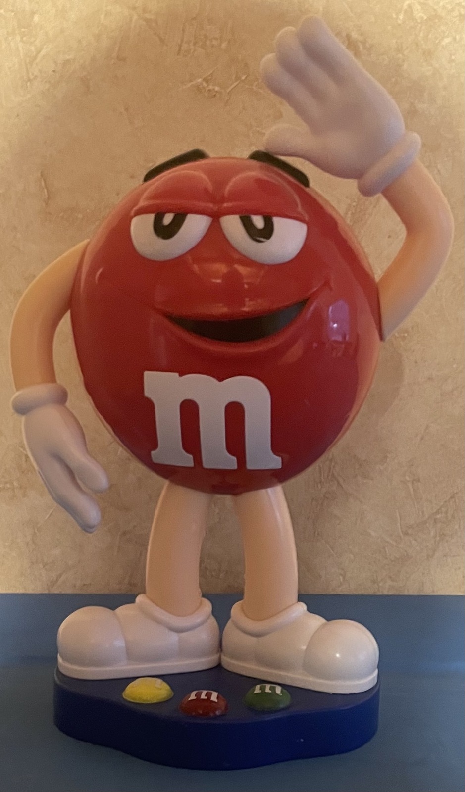 M & M's Red Character Christmas Candy Dispenser Limited