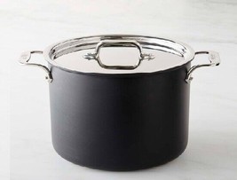 All-Clad B3 Hard Anodized Induction Aluminum 8-Quart Stock Pot & 14in Ladle