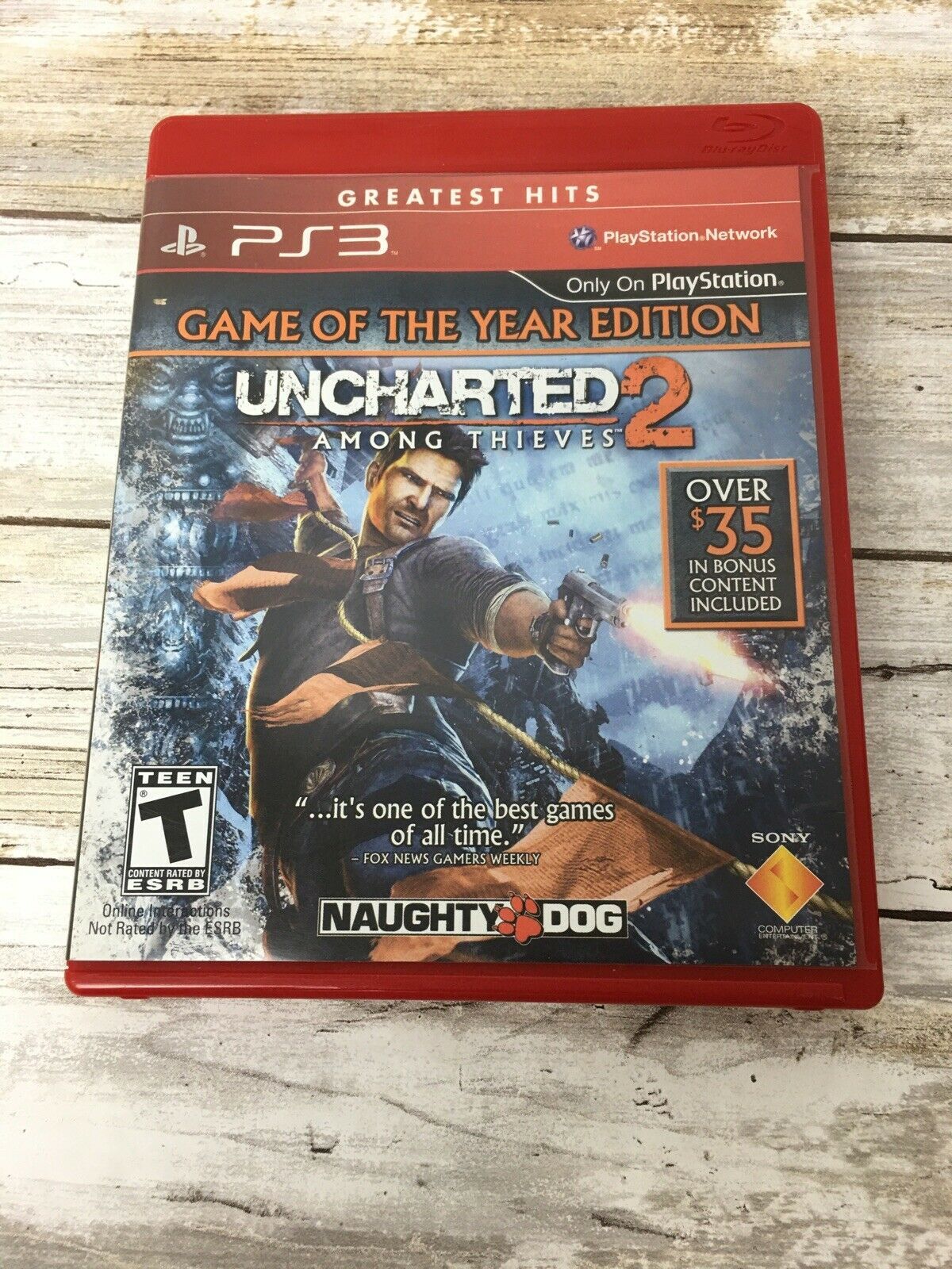 Primary image for Uncharted 2 Among Thieves (Game Of The Year Edition) PlayStation PS3 Complete