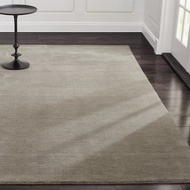 Area Rugs 9&#39; x 12&#39; Baxter Putty Hand Tufted Crate &amp; Barrel Soft Woolen C... - $799.00