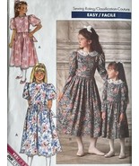 Butterick Sewing Pattern 4405 Party Dress  Easy Tie Sash 1989 Size 4-6 - $9.99