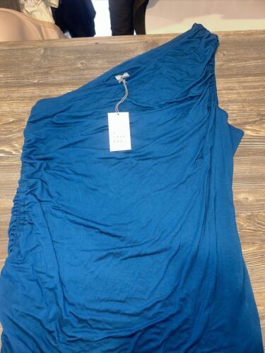 Women's Ruched Knit Mini Dress - A New Day Teal XXL. NWT. M