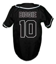 Biggie Smalls #10 Bad Boy Baseball Jersey Button Down Black Any Size image 2