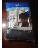 Gildan Men&#39;s Crew T-Shirts Multipack Assorted Black 5-Pack Small - $29.58