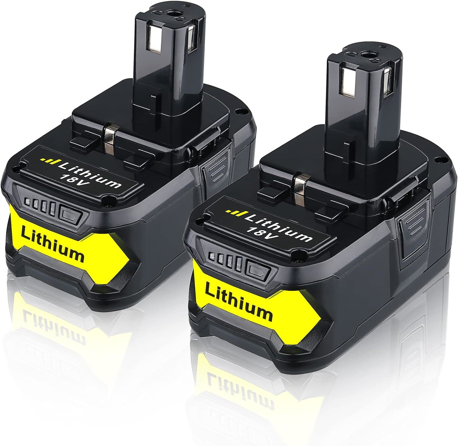 2 Packs 4.0Ah Ni-Mh 18 Volt HPB18 Battery and Charger Compatible