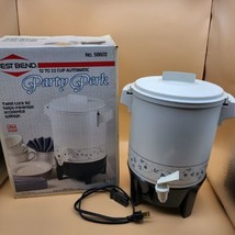 eBlueJay: Corning Ware Cornflower electric 10 cup coffee pot complete,  tested