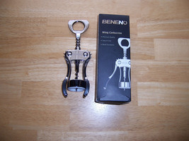 NEW Pampered Chef CHAMPAGNE Wine Bottle Opener #1597 Black