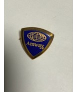 Vintage Amway Gold Tone Metal Lapel Pin - $2.38