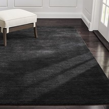 Area Rugs 8&#39; x 10&#39; Baxter Charcoal Hand Tufted Crate &amp; Barrel Soft Woole... - $699.00