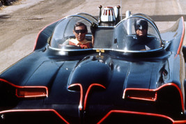 Burt Ward Adam West Batman Batmobile Classic Tv Car 18x24 Poster - $23.99