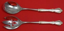 Legato by Towle Sterling Silver Salad Serving Set Pierced Custom Made 10 1/2" - $132.76