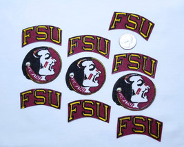 Florida State Seminoles NCAA, Fabric Iron On Appliques, Vintage Logos, Set of 10 - $8.00