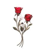    Double Red Rose Candle Wall Sconce - $52.65