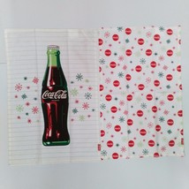Coca-Cola Snowflakes & Bottle Dishtowels (2 Pack) - BRAND NEW - $17.33