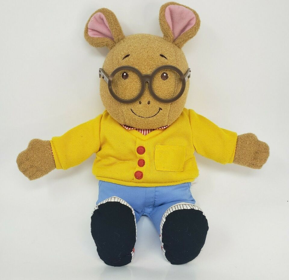 17 Vintage 1996 Hasbro Playskool Talking Arthur Stuffed Animal Plush