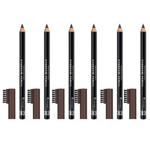 Pack of (6) New Rimmel Professional Eyebrow Pencil Dark Brown 0.05 Ounces - $29.99