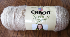 Caron Simply Soft Acrylic Yarn Bone 9703 6 oz 315 Yards Skein - $5.93