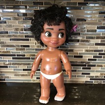 Copied - Disney Store Animators Origins Baby Moana Doll sand on her feet... - $14.25